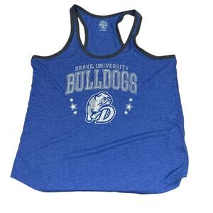 Rivalry Threads Drake Bulldogs Blue Racerback Tank Top - Size Large - NWT